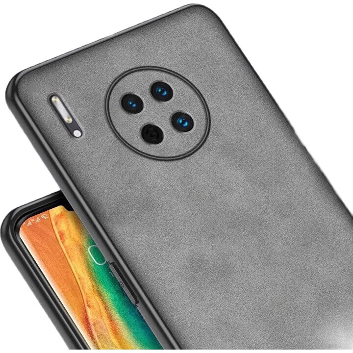 POZZO Чехол для Huawei Mate30, противоударный, защита камеры, мягкий, с защитой от царапин, Графитовый серый