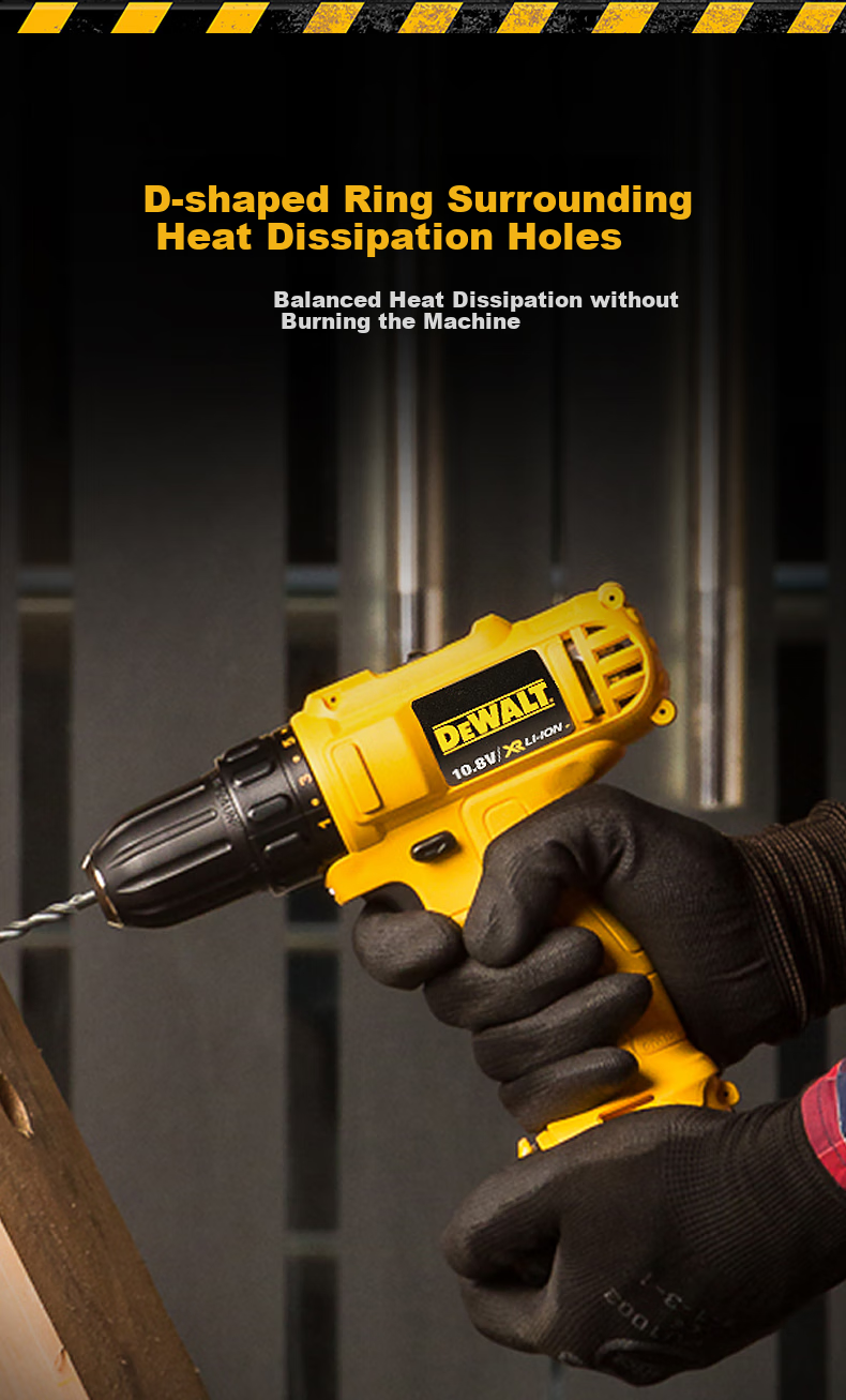 DEWALT 12V Lithium-Ion Drill Driver Electric Screwdriver Two Batteries One Charger Set DCD700DK2-A9 7