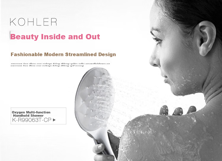 KOHLER KOHLER Handheld Shower Head Oxygen Massage Three-Function 99063T 3