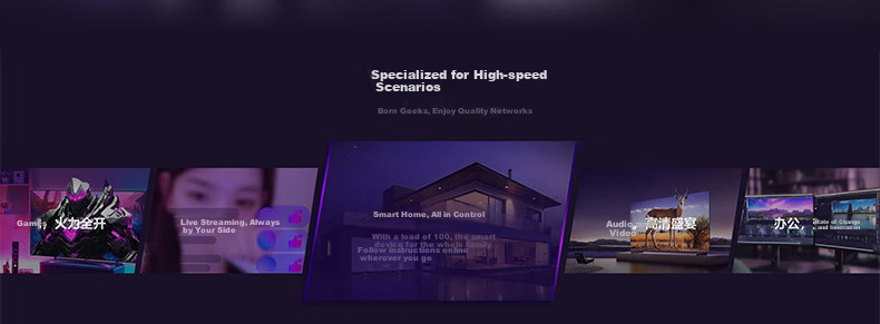 Ruijie Gigabit Wireless WiFi 6 Router, 2.5G 6000M Gaming Acceleration, 160MHz Bandwidth, E-Sports Router, Xuyangjian RG-EW6000GX PRO 3