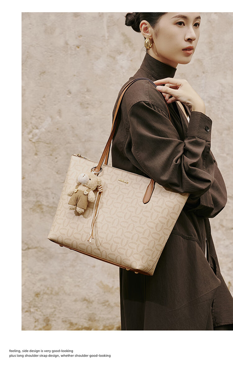 Aokang Women's Trendy Fashion Chic Tote Bag Versatile Large Capacity Shoulder Bag Birthday New Year Gift for Girlfriend Wife 6
