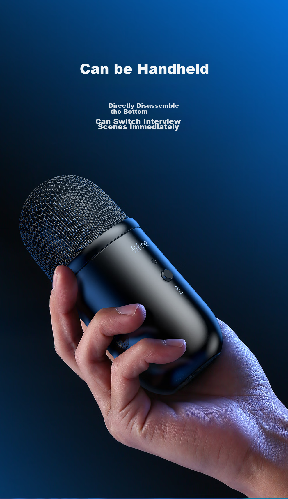 FIFINE Microphone Recording Equipment, Condenser Noise Reduction, Computer USB Wired Microphone, Live Streaming Karaoke Recording Video Dubbing Course Monitoring, Desktop Professional Sound Card Recording Microphone K678 11