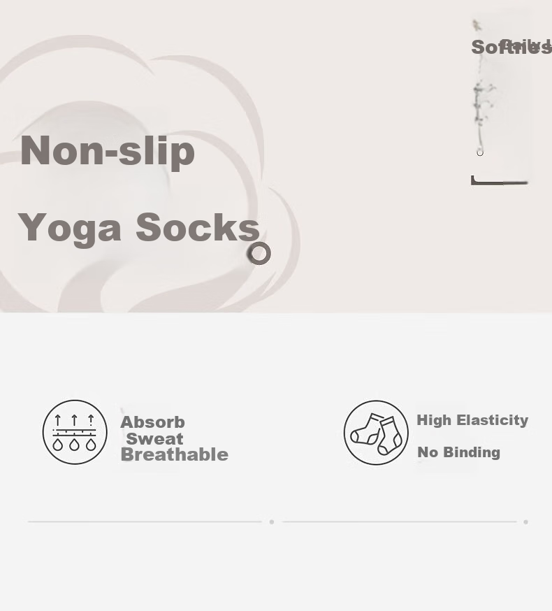 Duweike Yoga Socks for Women, Mid-Calf Length, Professional Non-Slip Fitness Pilates Exercise Floor Socks with Shark Pants, 3 Pairs 3
