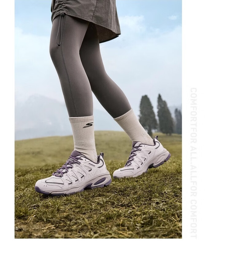 Skechers Women's Outdoor Hiking Shoes, Breathable, Wear-Resistant, Low-Top, Comfortable, Rebound, Dry And Cool, 180360C 4