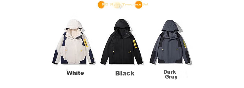 JEEP SPIRIT Unisex Single-Layer Outdoor Windproof, Warm And Cold-Resistant Jacket, Hiking Coat 11