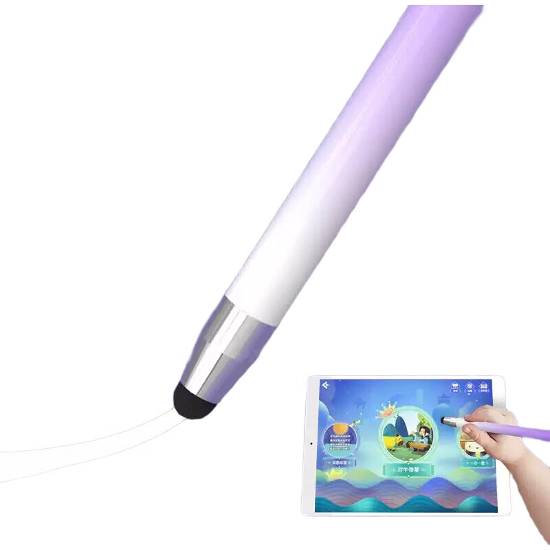 Стилус LinkStone для детских обучающих машин, совместим с Seewo W3, iPad, Xiaodu Youxuepai, Bubugao S6, универсальный, чувствительный к касанию, выдвижной, алюминиевый сплав, фиолетовый