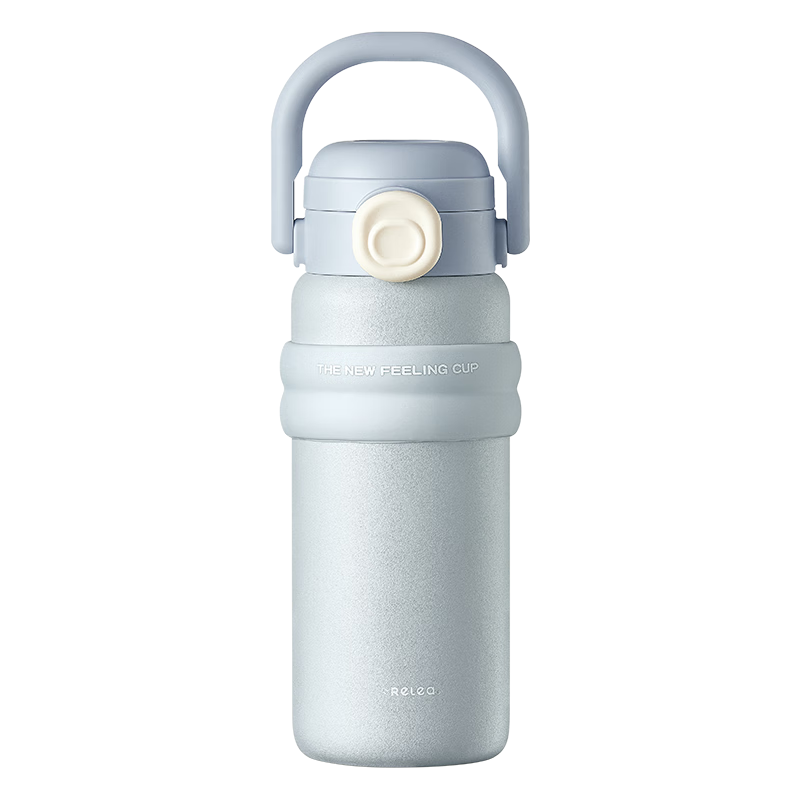 RELEA Insulated Water Bottle for Women Large Capacity 316L Stainless Steel Cup Straw Cup for Pregnant Women Children Students Birthday Gift