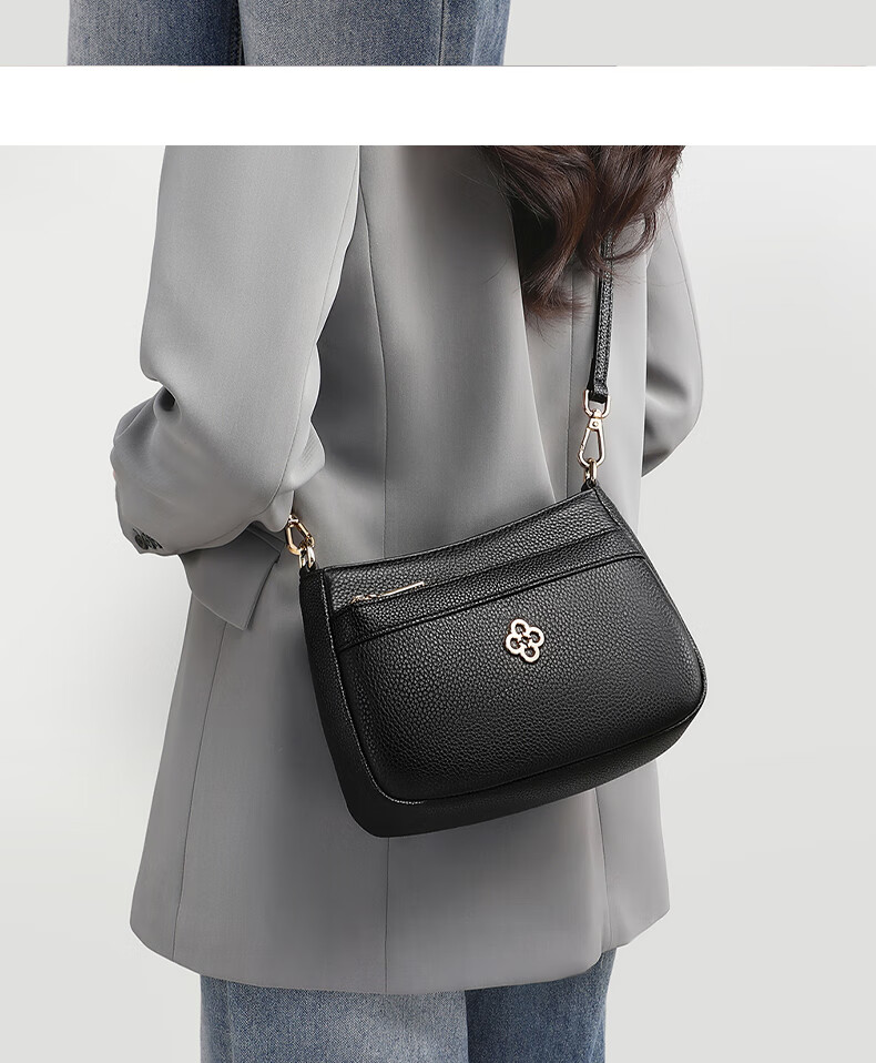 Aiqinghai Women's Handbag, Cowhide Shoulder Crossbody Bag, Phone Pouch, Luxury Brand, Practical Birthday And Mother's Day Gift for Mom 1