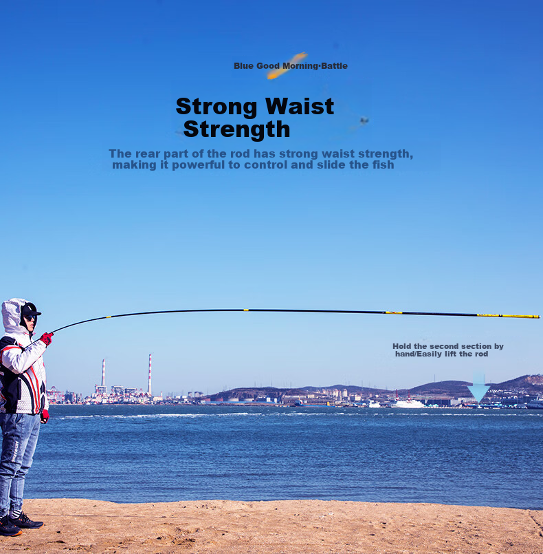 GW 6.3m Yuse Liangchen Zhan Ultra-Light Ultra-Hard 28-Tune Fishing Rod Tai Fishing Rod Hand Rod Comprehensive Fishing Gear 7