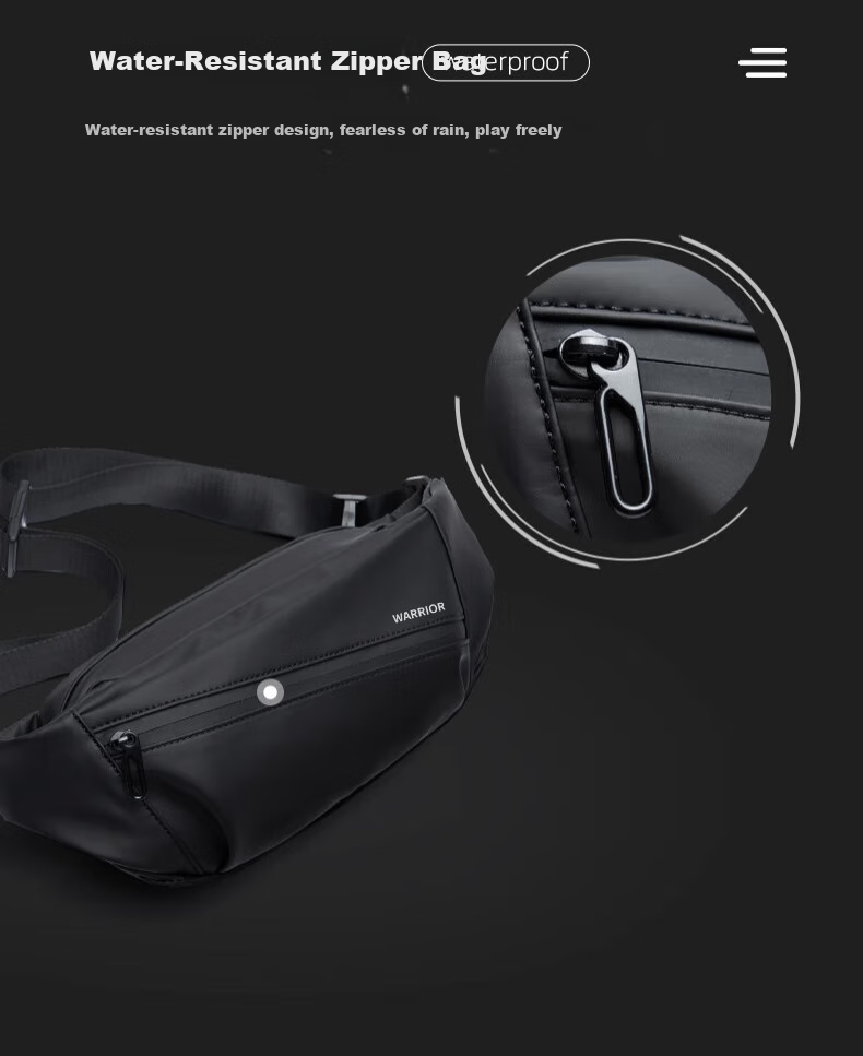 Huili Magnetic Buckle Men's Functional Crossbody Bag, Chest Bag, Shoulder Bag, Large Capacity, Trendy Casual Cycling Sports Sling Backpack 8