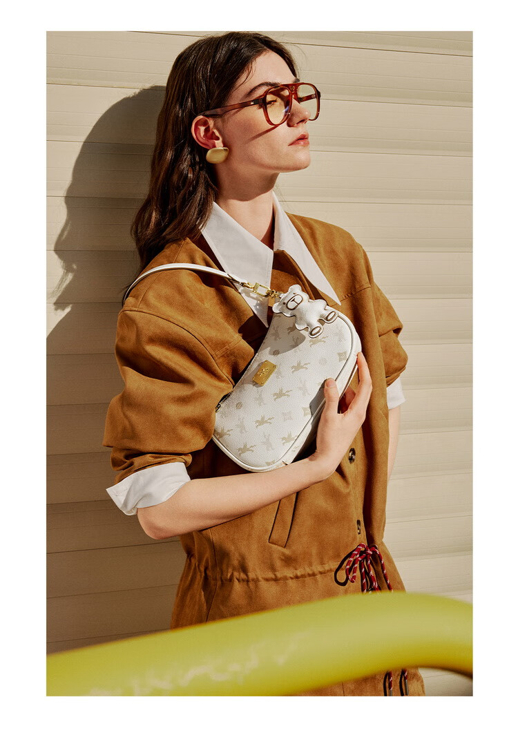 NUCELLE Pegasus Crescent Bag, 2026 Light Luxury Niche Underarm Dumpling Bag, Shoulder Crossbody Women's Bag, Valentine's Day Birthday Gift for Wome 14