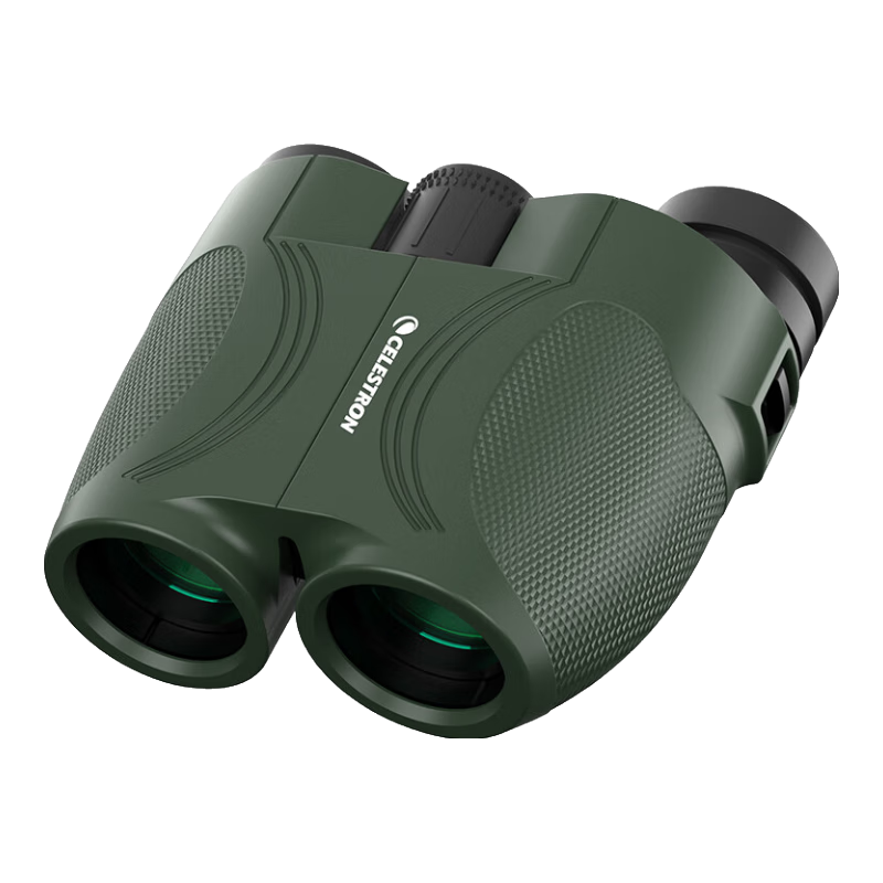 Celestron High-Definition 10x25 Paul Binoculars Green for Concerts Theater Sports Outdoor Use