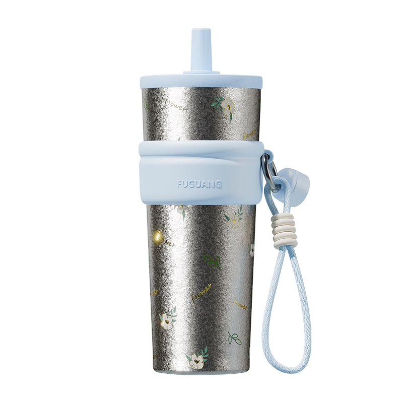 Fuguang Pure Titanium Insulated Water Bottle for Women and Students, Premium Office Portable Tea Cup, 700mL Gift