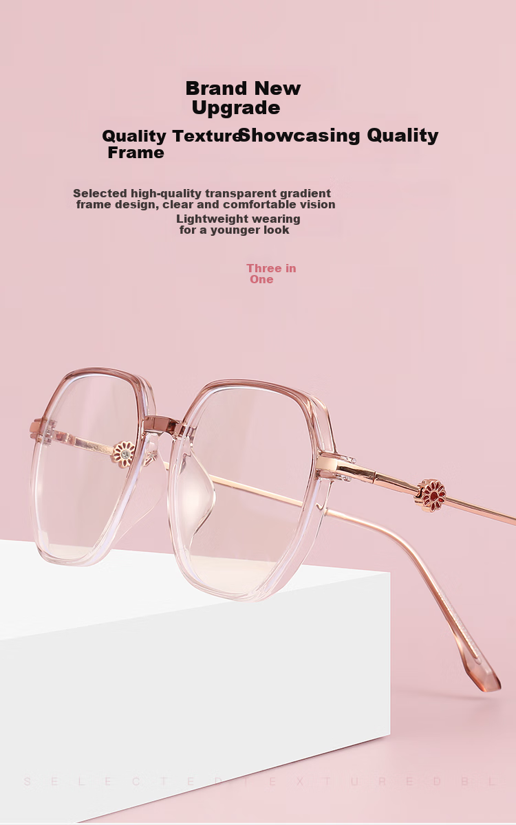 Mr. PuTian Anti-Blue Light Reading Glasses for Men And Women, Smart Multi-Focus Zoomable Bifocal Reading Glasses, 150 Degrees, for Ages 50-54 4