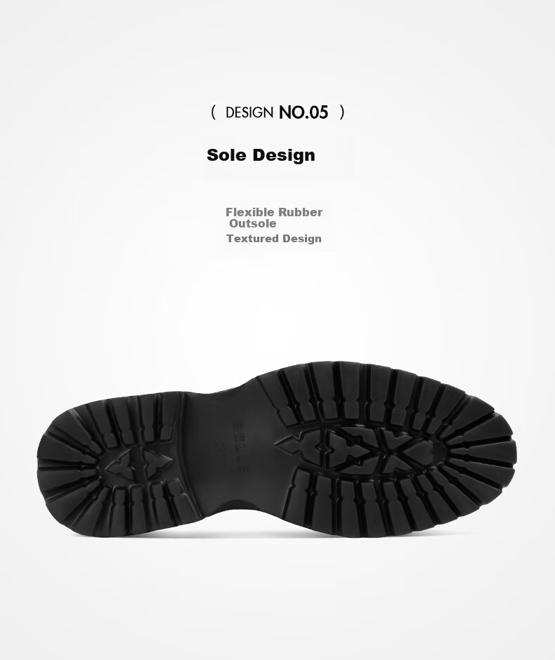 Belle Zhang Linghe Yangyang Same Style Thick-Soled Business Derby Shoes Men's Autumn Commute Formal Leather Shoes, Black Glossy, Size 44 10