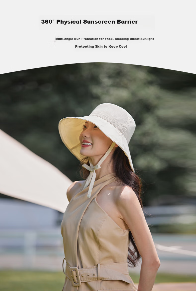 MMOPTOP Women's Straw Hat, Lightweight Summer Style, Quick-Drying Wide Brim Sun Hat for Cycling, Windproof, Outdoor UV Protection Sun Hat 2