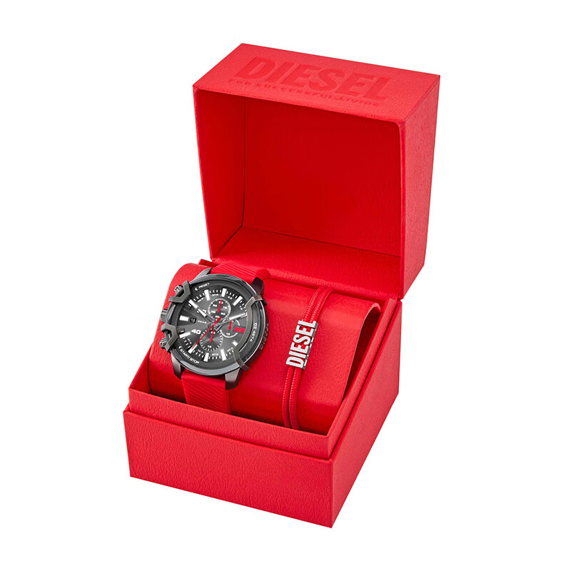 DIESEL Watch Bracelet Set for Men, Quartz Watch Gift for Boyfriend DZ4673SET, Fashionable Luxury Brand Mid-Autumn Festival Gift 3