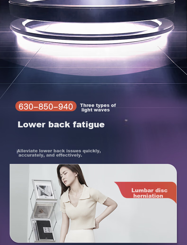 Liaoyuan [Red Light Therapy] Electric Heating Waist Support Belt, Hot Compress Warm Waist Belt, Lumbar Disc Herniation Infrared Therapy Massage Waist 2
