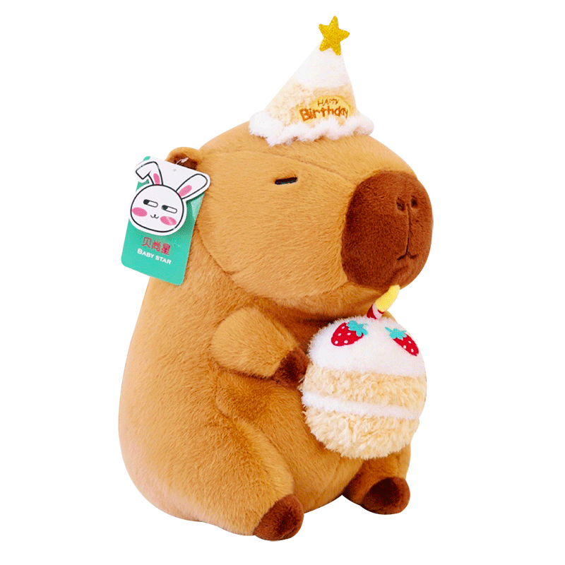 Beishangxing Capybara Large Plush Doll Toy Stuffed Animal Children's Birthday Gift Big Pillow Cushion for Girls And Boys