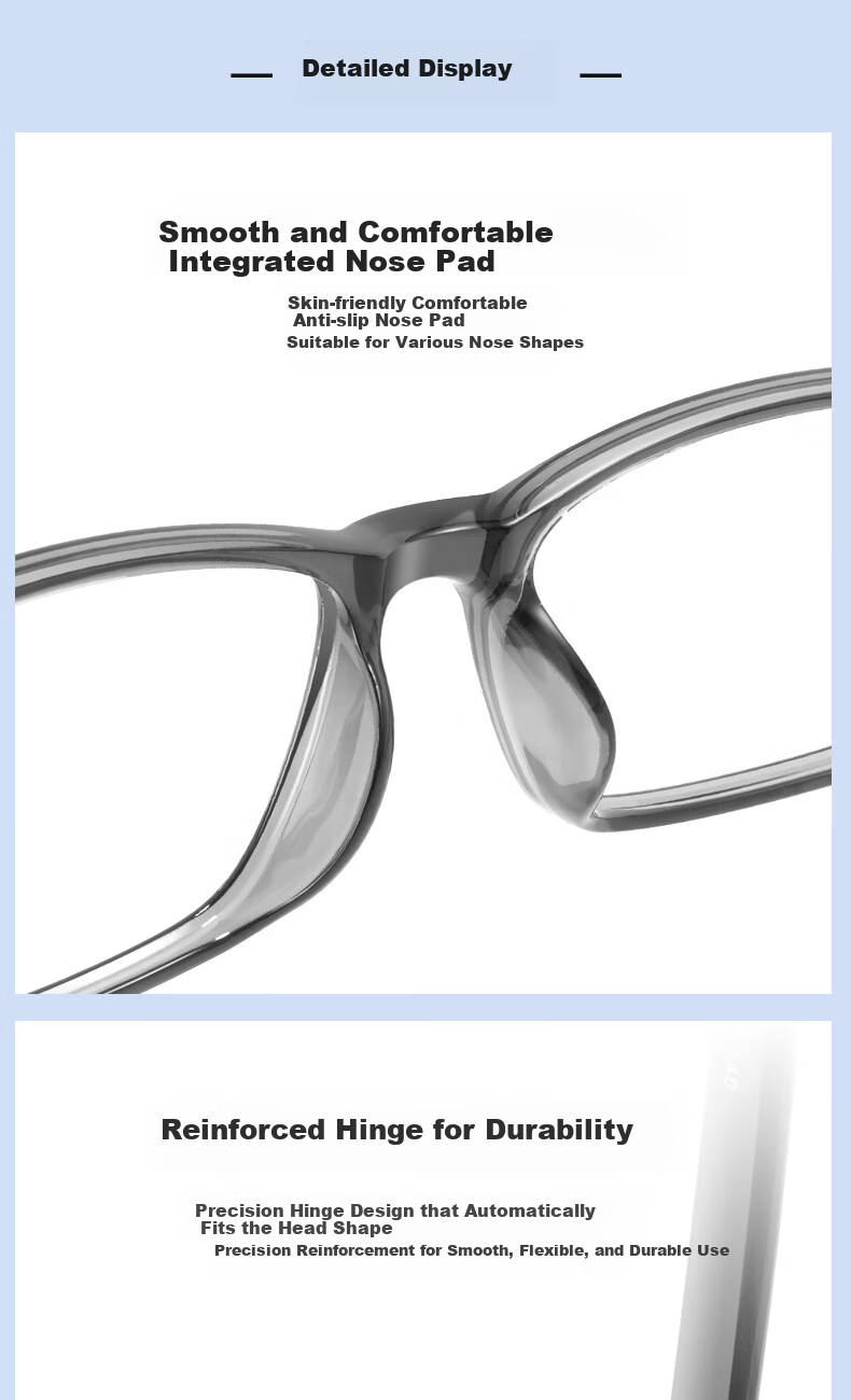Yupintang Reading Glasses for Men And Women, Imported EMS Material Ultra-Light TR Frame, High-Definition National Standard Anti-Blue Light Reading Glasses 7
