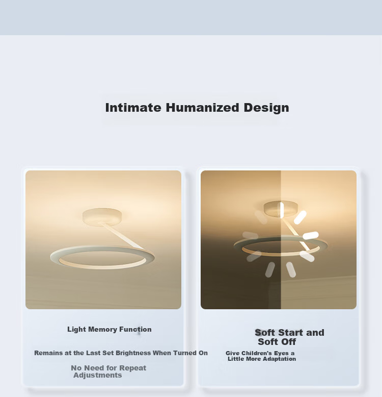 Paulmann P German Eye-Protecting Ceiling Light, Angel Ring Mother And Baby Lamp, Bedroom Living Room Light, Children's Study Full Spectrum Lighting Fixture 27