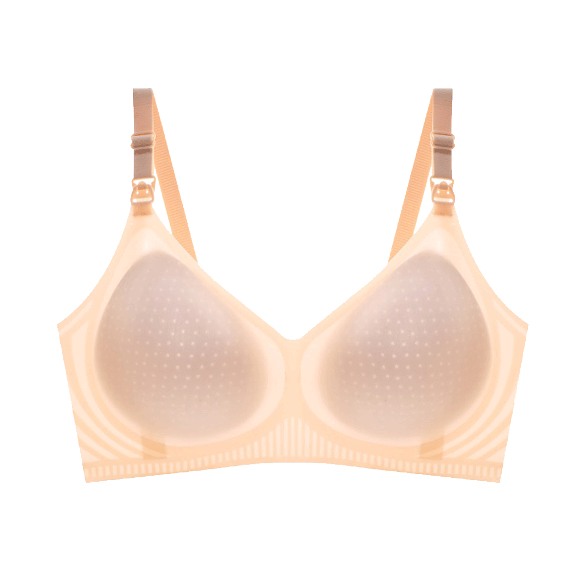 JOYNCLEON Maternity Nursing Bra Summer Thin Pregnant Women Breastfeeding Special Champagne XL Jwx158828
