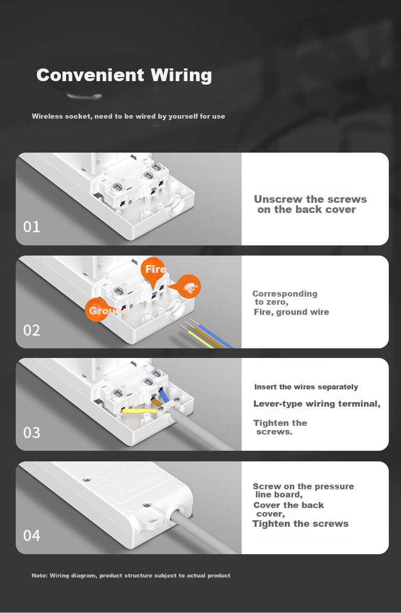 DELIXI 16A High-Power Air Conditioner Socket/power Strip/extension Cord with 3-Outlet Master Switch, Total Length 2.8 Meters 2
