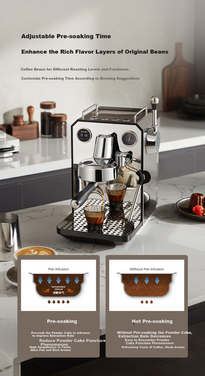 GEMILAI Owl G3006 Coffee Machine, Home Semi-Automatic Coffee Maker, Small Appliance for Americano And Espresso 11