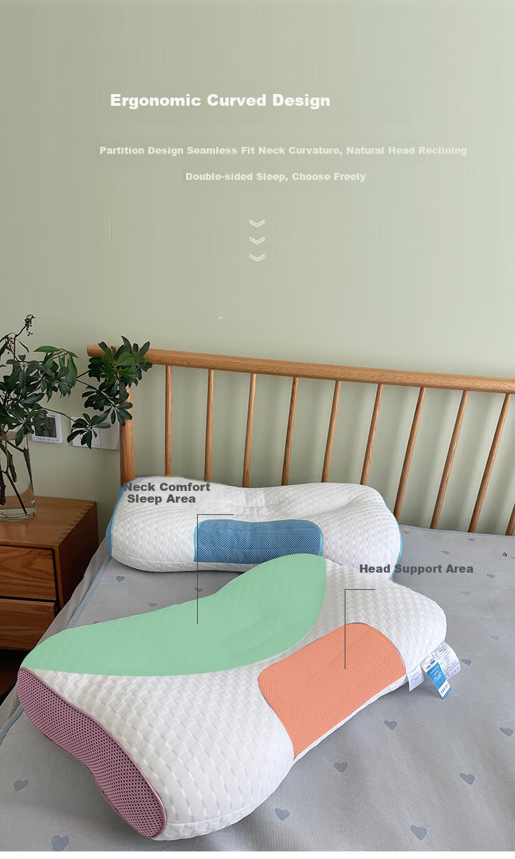I-WILL Buckwheat Pillow for Student Dormitory Or Home Use, All-Cotton Composite Neck Support Low Pillow, Single Pack, 48*74cm 3