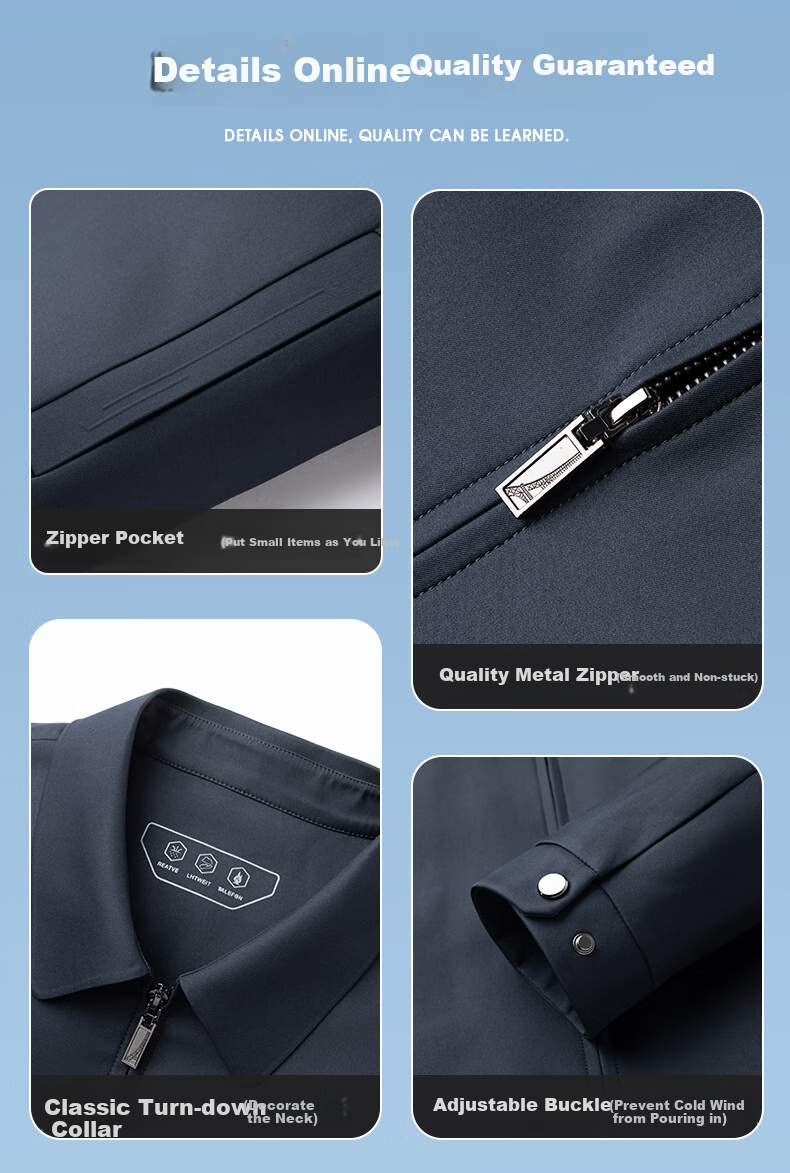 Yalu New National Standard Jacket Men's 2025 Autumn and Winter New Middle-aged and Elderly Warm Casual Dad Coat 8
