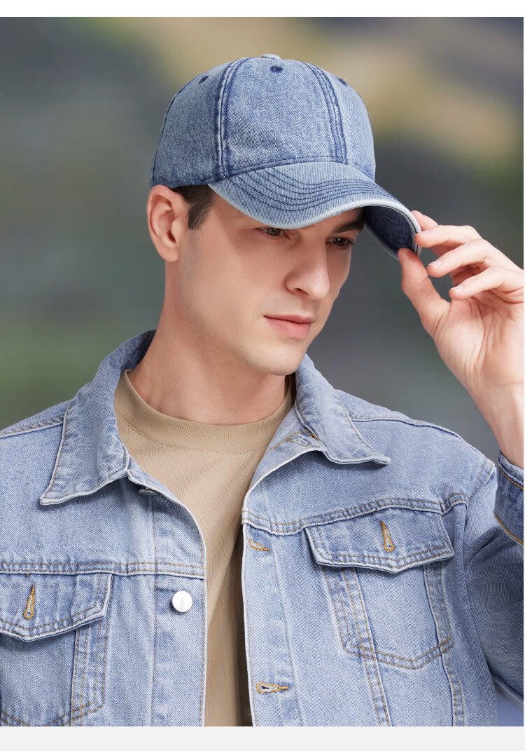 JEEP Baseball Cap for Men, All-Season Pure Cotton Visor Hat, Sun Protection Hat, Retro Sunhat for Men And Women, Purple 16