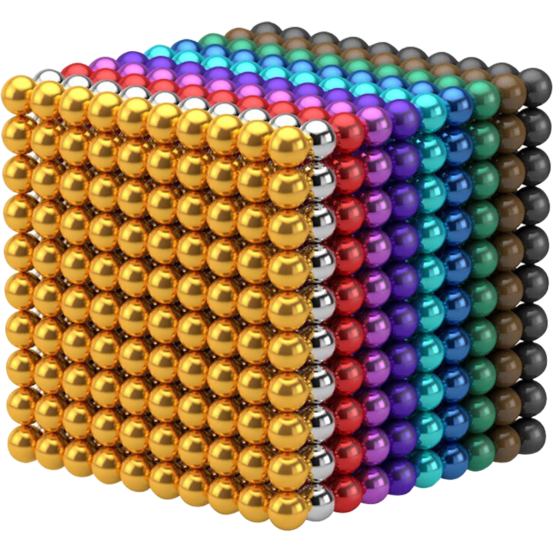 Ledi 512 Large Buckyballs Stress Relief Magnetic Balls Toy for Children, Boys And Girls Birthday Gift