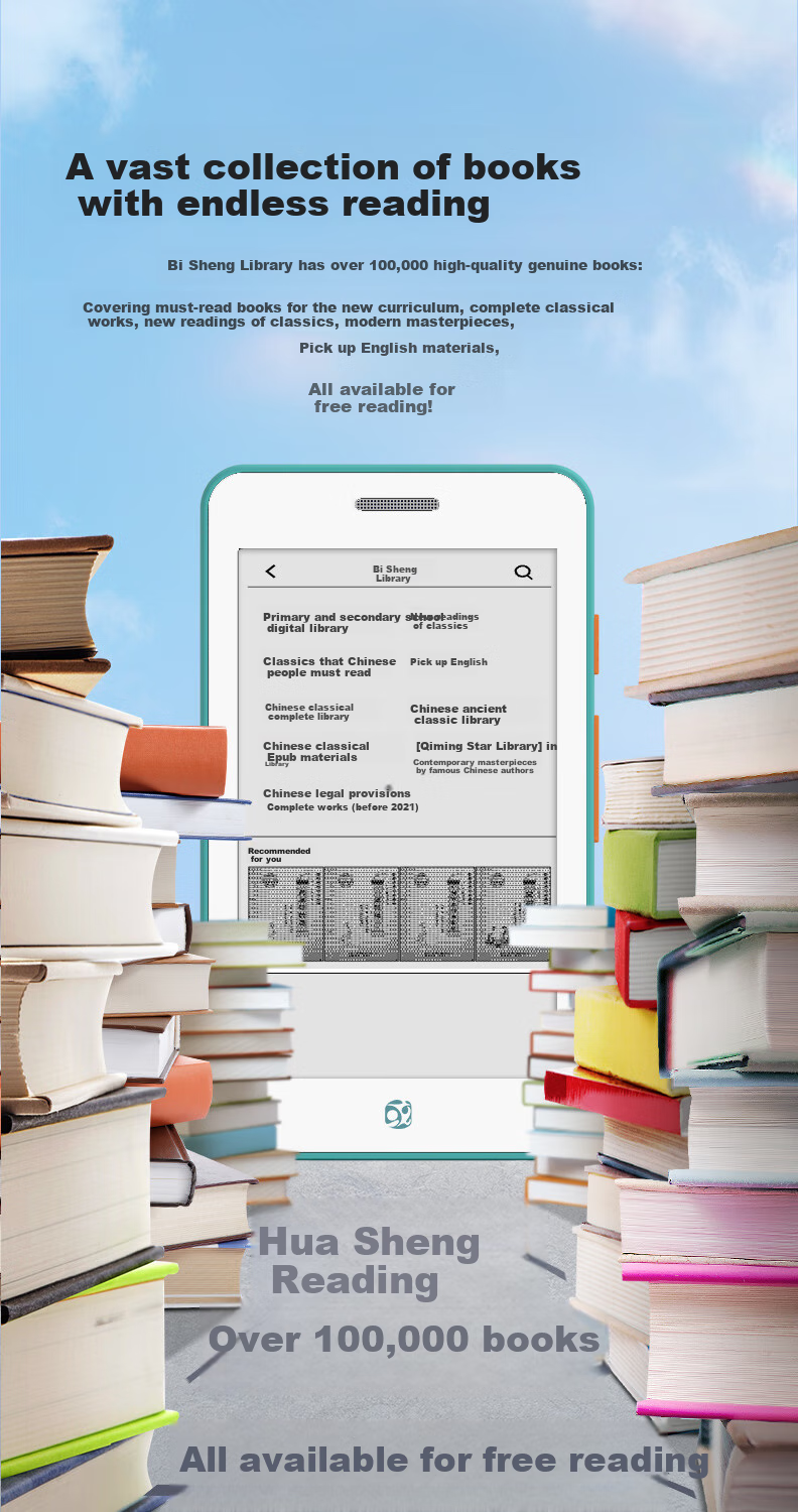 Guowen OBOOK 5, 4.26-Inch E-Ink Screen, 32GB E-Book Reader, Ink Display Monitor, Student Mini Eye-Protection Reading Device for Words And Vocabulary, Tablet S2 Upgraded Versio 6