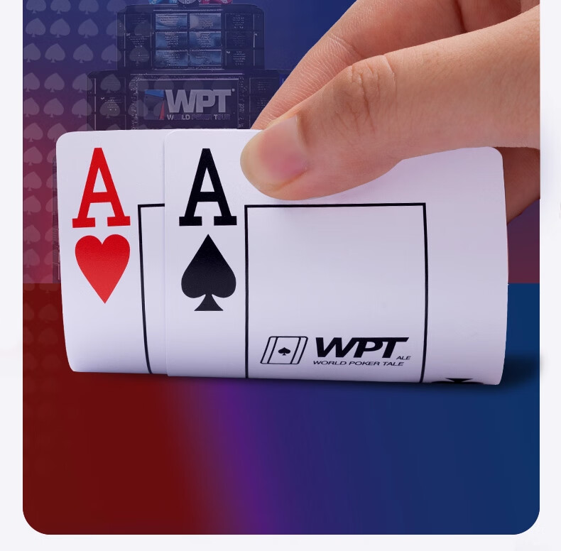 BR WPT Poker Playing Cards Plastic Tournament Professional PVC Waterproof Durable Matte 10 Decks 6
