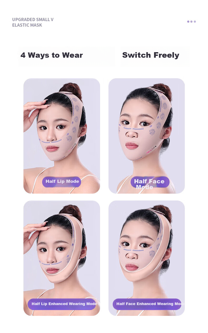 Chuxian Mask Tightening Device, Lifting Bandage, Nasolabial Folds Enhancement, Double Chin Reduction, Facial Sleep Masking, V-Face Sculpting 8