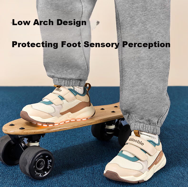Ginoble Infant And Toddler Walking Shoes, Children's Footwear for Boys And Girls, Fall 2025 New Style Breathable Baby Functional Shoes, Spring And Autumn GW1800 Light Beige 5