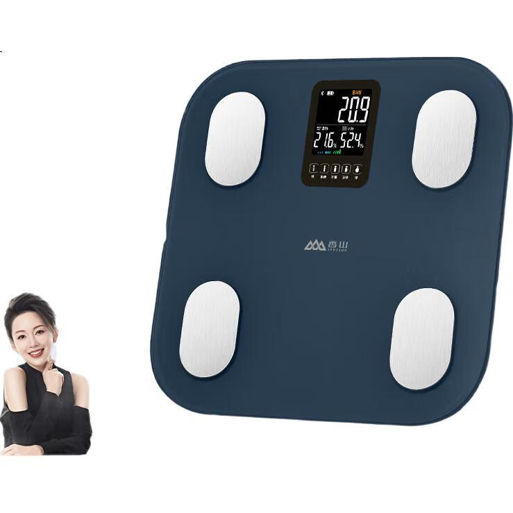 Умные напольные весы Xiangshan Yunxi 2PRO, электронные, с большим ЖК-экраном, Bluetooth, перезаряжаемые, до 180 кг, 10г