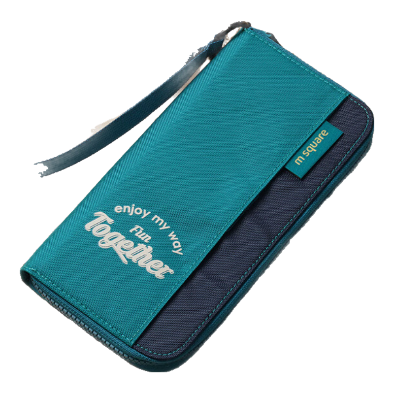M Square RFID Anti-Theft Passport Holder Travel Document Organizer Large Capacity Protective Case Portable for Abroad