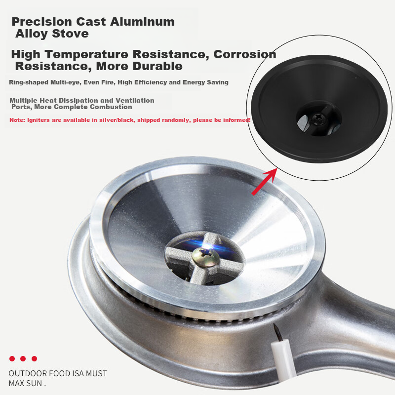 Jauto MAXSUN Outdoor Portable Gas Stove MS-2900HC Butane Propane Camping Stove Gree