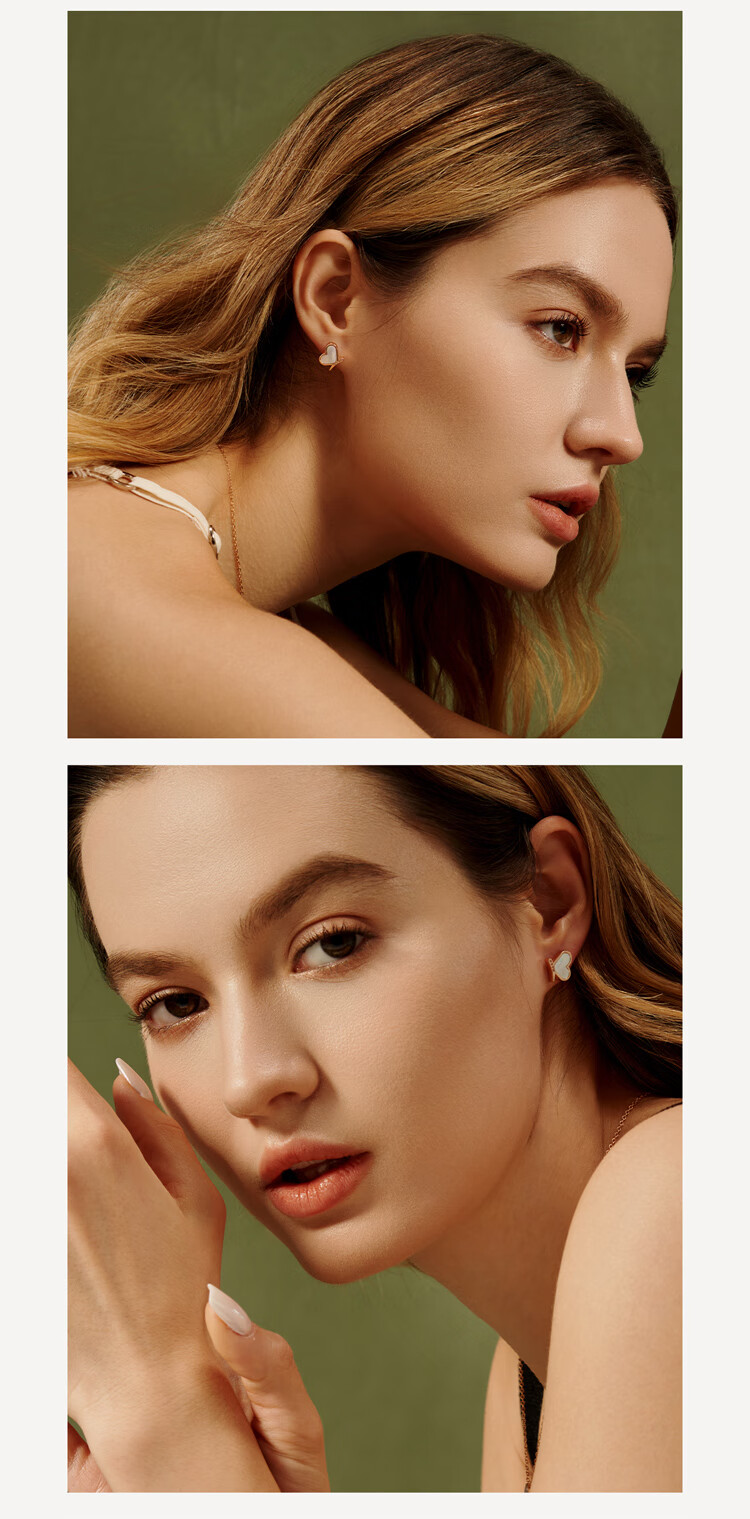 Dukou [Jina's Choice] Butterfly Earrings for Women, Elegant High-End Ear Studs, 520 Gift for Girlfriend Or Best Friend 1