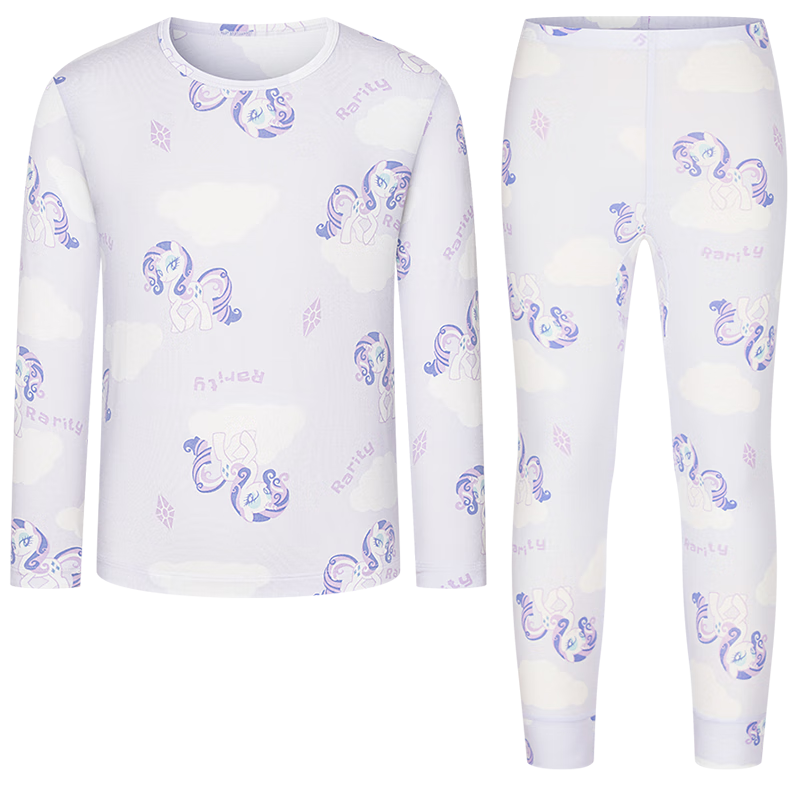 AIMER KIDS Antibacterial Modal Girls Thermal Underwear Set 2025 New Light Warm [5~15℃] Magic Wonder 150