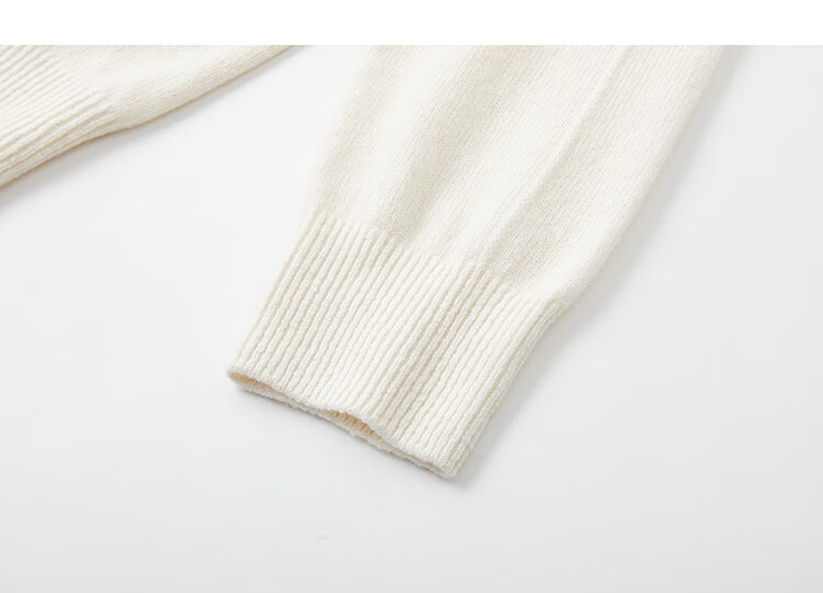 Demana Seamless 100% Merino Wool Winter Simple Hooded Drop Shoulder Loose Knit Sweater for Women 5