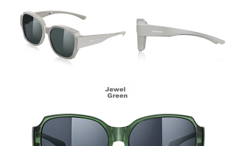 One&one Foldable Sunglasses Clip-On Polarized UV Protection for Women, Can Be Used with Prescription Glasses 26