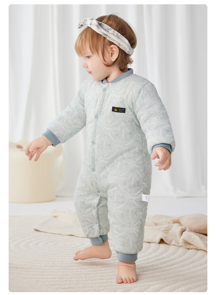 JOYNCLEON Infant Autumn And Winter Quilted Warm Cotton Jacket, Newborn Onesie, Baby Thickened Jlt200710 23