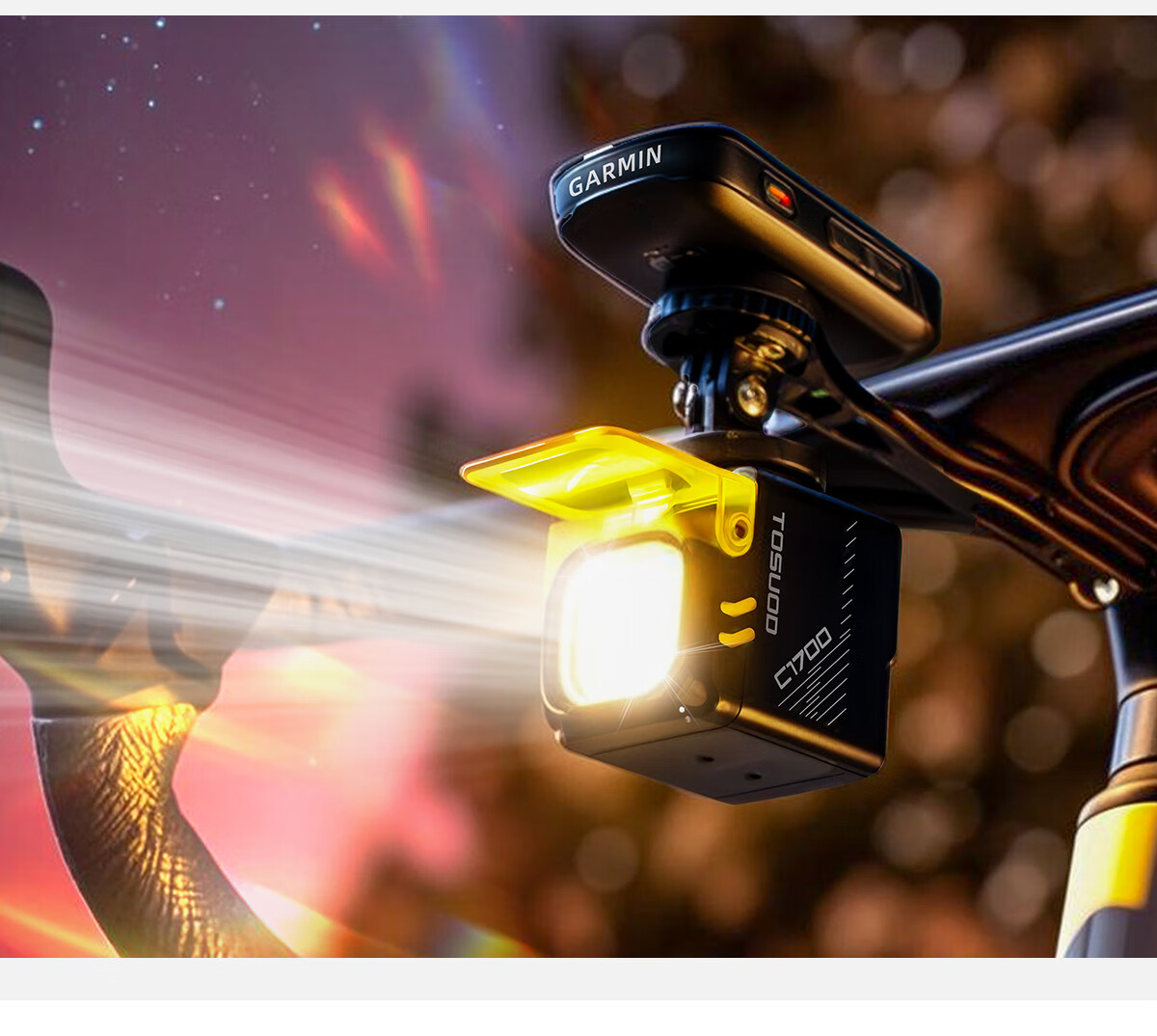 Captain Tas Bicycle Headlight Deadline Hanging Car Front Light Road Mountain Bike Remote Control Anti-Glare Night Riding Light with High and Low Beam 4