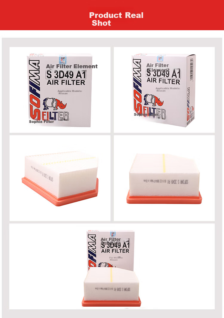 Suofeima Air Filter Element S3D49A1, Suitable for Nissan Qijun 1.5T/Xiao Ke 1.3T 4