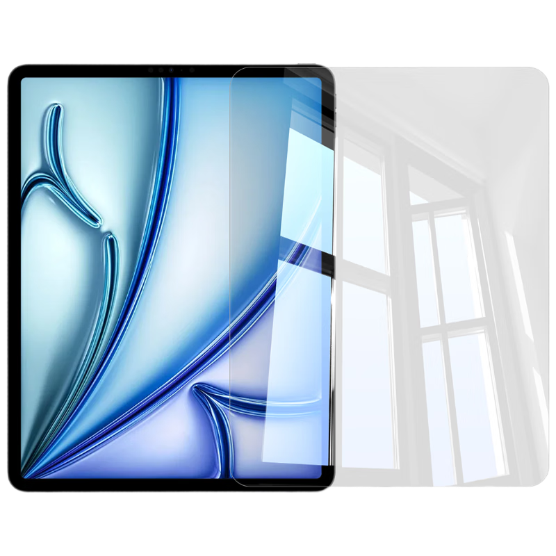 BASEUS IPad Air 8/7 Tempered Glass Screen Protector, AR Film for Apple Tablet, Dust-Free Installation [Ultra-Clear Bare Screen, Strong Anti-Fingerprint] Suitable for 26-24 Inch IPad Air 8/7/6 Models