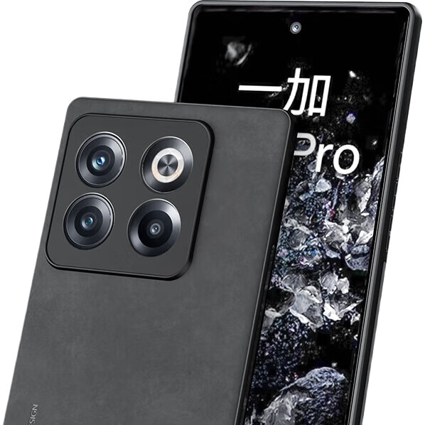 Чехол HotFire для OnePlus Ace Pro, защита от падений, простой стиль, кожа, черный