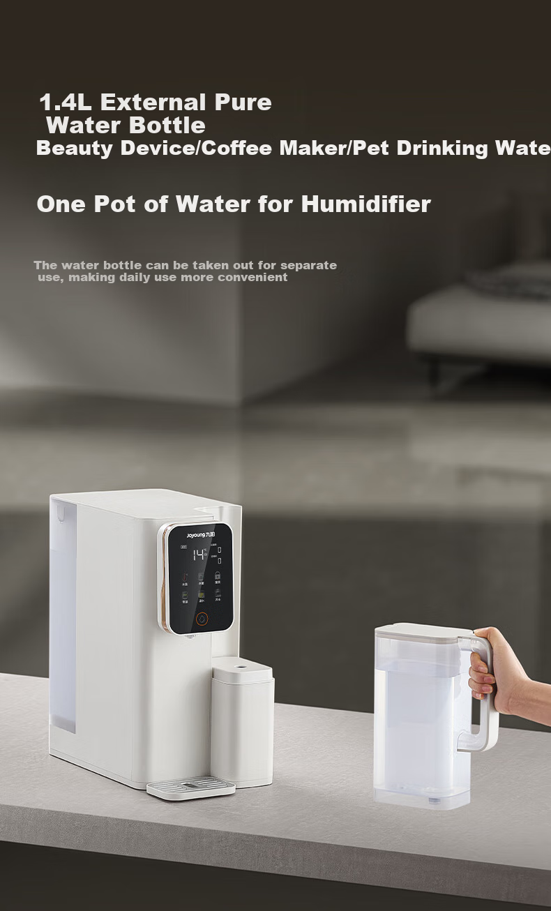 Joyoung Countertop Water Purifier 6-Year No Filter Replacement Instant Hot Water Dispenser Home Installation-Free RH550【Price Guarantee 618】 6