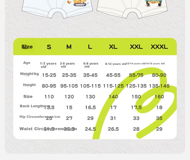 AIBEDILA Boys' Underwear, Summer Thin Ice Silk Breathable Underpants, Comfortable Boxer Briefs for Older Boys 14